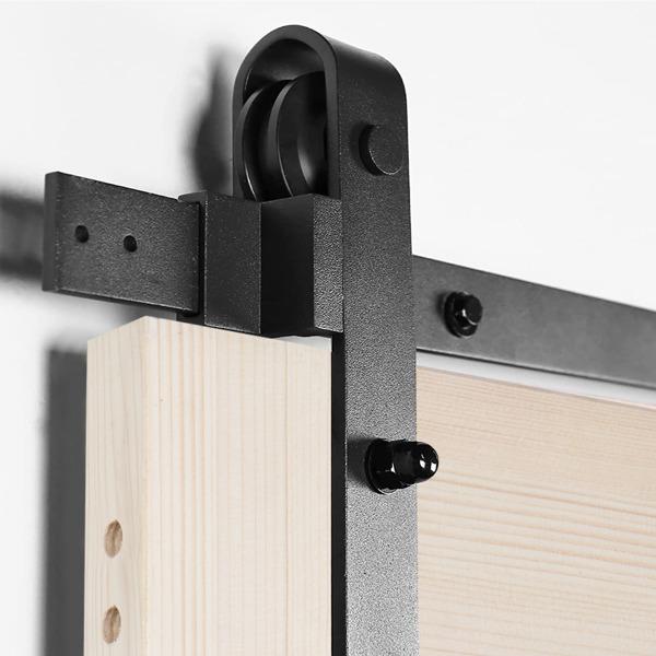 Fraser Country Wood Barn Door with Installation Hardware Kit