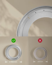 Load image into Gallery viewer, VASAGLE 4-Tier Rotating Bookshelf with Bookends - Natural Beige &amp; Cloud White