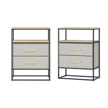 Load image into Gallery viewer, Fraser Country 2 Drawer Storage Nightstand - Set of 2