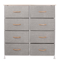 Load image into Gallery viewer, Ovela 8 Drawer Storage Chest (Light Grey)