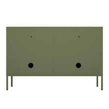 Load image into Gallery viewer, Fraser Country Milan Metal Storage Locker &amp; TV Cabinet - Olive Green