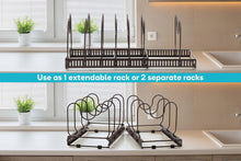 Load image into Gallery viewer, Ovela Expandable Lid &amp; Pan Organiser