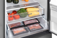Load image into Gallery viewer, Kogan 412L Bottom Mount Fridge with Water Dispenser (Dark Stainless Steel)