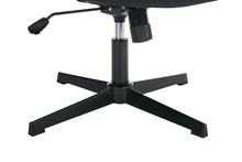 Load image into Gallery viewer, Gorilla Office- Ribbed Faux Linen Office Chair Black