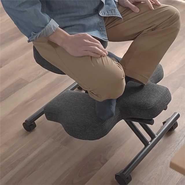 Gorilla Office ZenTime Kneeling Chair Black