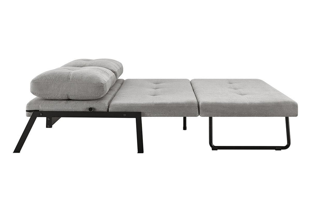 Shangri-La Brad Upholstered Double Sofa Bed (Grey)