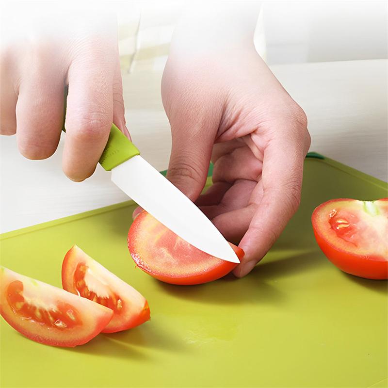 Chopping Board Set with Stand (5 Piece Set)