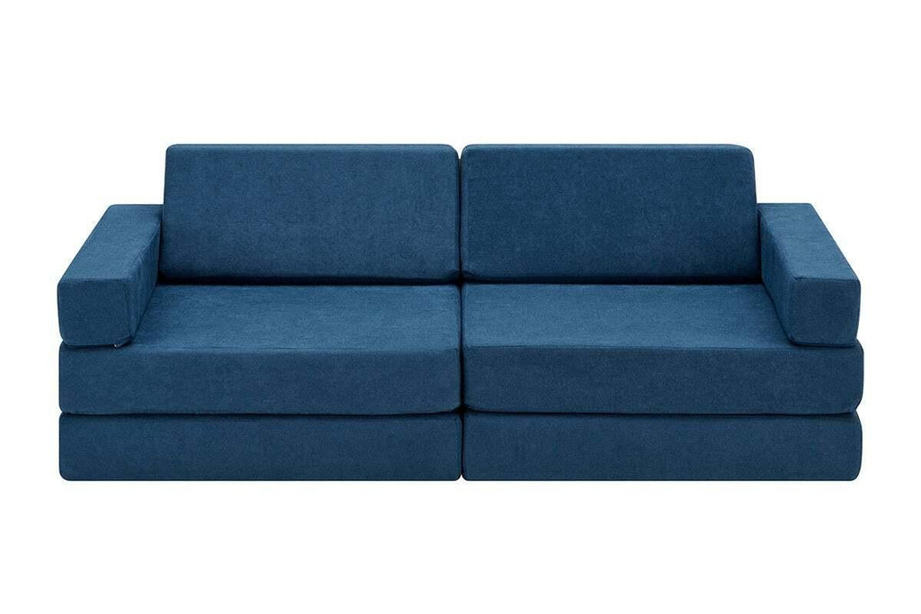 Fraser Country 14 Piece Modular Double Kids Play Sofa - Blue