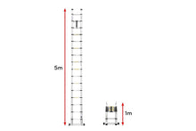 Load image into Gallery viewer, 5m Telescopic Foldable Ladder - Certa