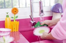 Load image into Gallery viewer, Vigar: Flower Power Sink Caddy Set + Dispenser - Orange (3pc Set)