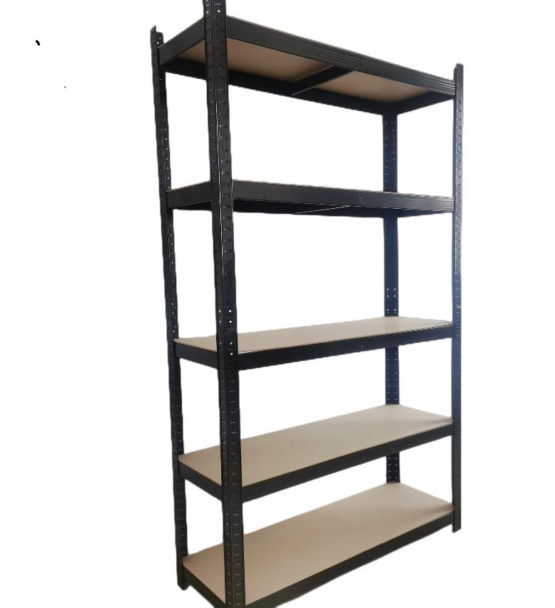 5-Tier Adjustable Boltless Garage Shelving Unit - 90x40x180cm