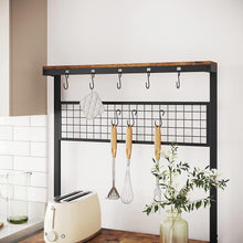 Load image into Gallery viewer, Vasagle Industrial Kitchen Baker&#39;s Rack - 3-Tier (Rustic Brown)