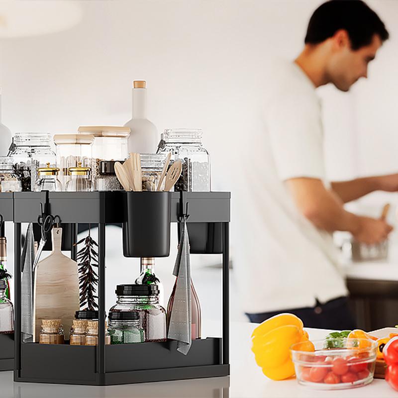 STORFEX Under Sink Organizers and Storage - 2 Pack