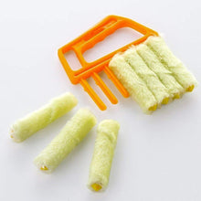 Load image into Gallery viewer, CLEANFOK 7 Finger Blinds Brush - Yellow (2 Pack)