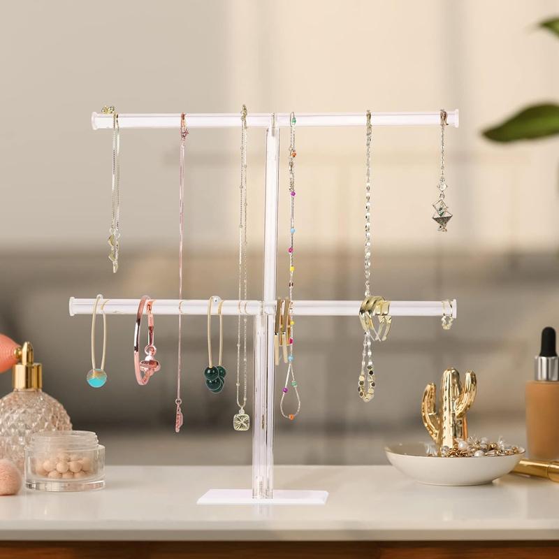 STORFEX 2-Tier Jewelry Display Stand