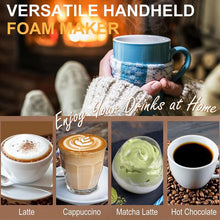 Load image into Gallery viewer, Handheld Electric Milk Frother - Black