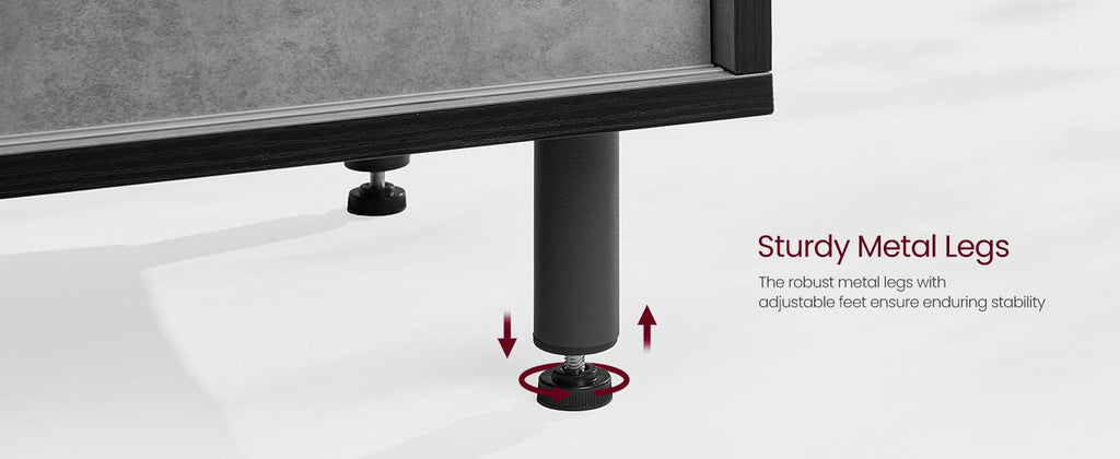 VASAGLE Superfast Toolless 1.40M TV Stand Cabinet - Ebony Black and Concrete Grey