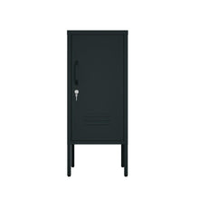 Load image into Gallery viewer, Fraser Country Milan Metal 1 Door Cabinet - Dark Granite Grey