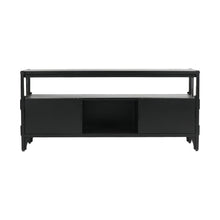 Load image into Gallery viewer, Fraser Country Metal Faster Setup Foldable Double Door TV Cabinet - Black