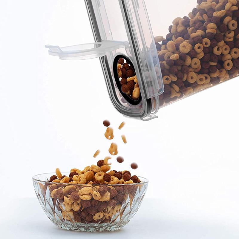 STORFEX 2.5L Storage Container Set - Black (4 Pack)