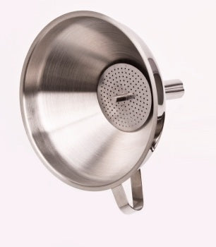Appetito: Stainless Steel Funnel with Strainer