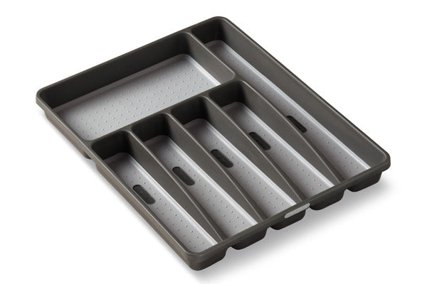 Madesmart: 6-Compartment Cutlery Tray - Granite