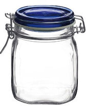 Load image into Gallery viewer, Bormioli Rocco Fido 750ml Jar - Blue