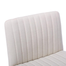 Load image into Gallery viewer, Gorilla Office- Ribbed Faux Linen Office Chair Ivory