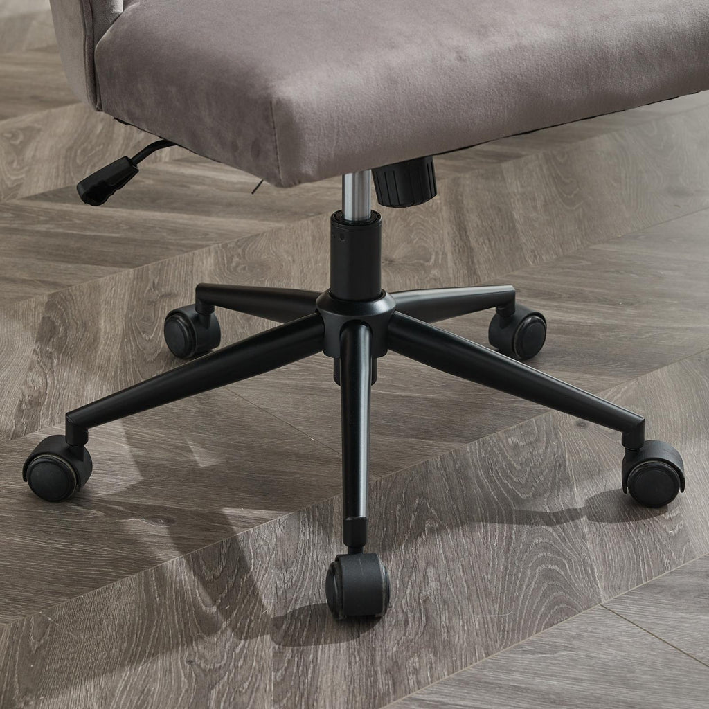 Gorilla Office: Ella Velvet Chair - Grey