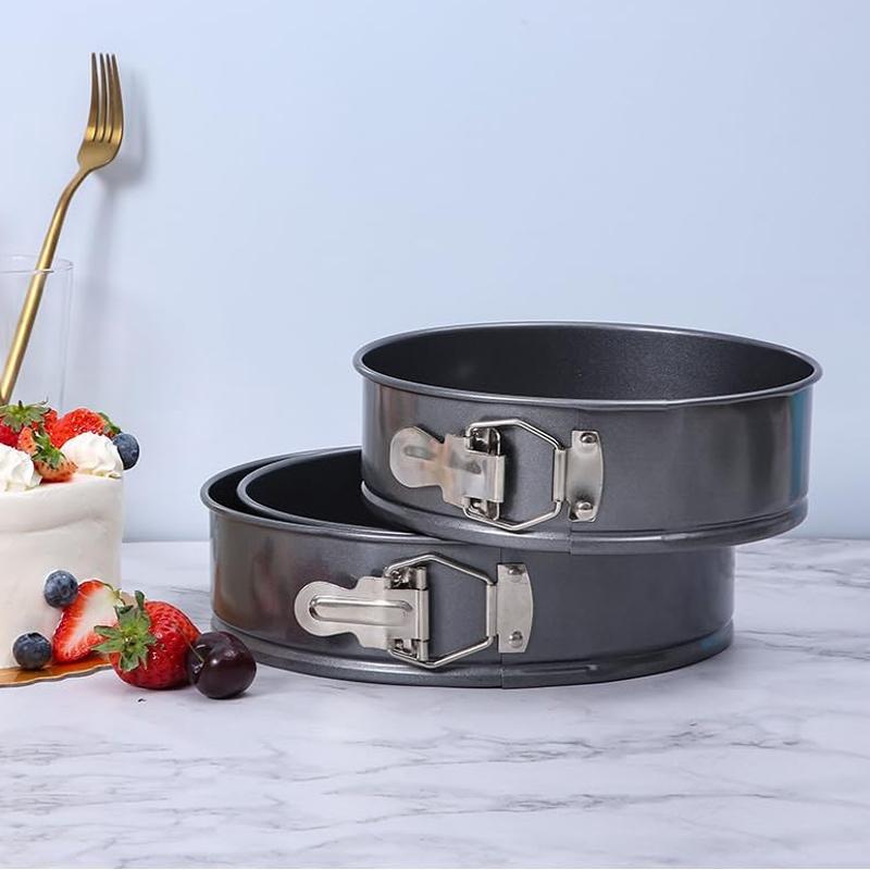 OZZYCOOK 100pcs Round Springform Cake Pan Set with Decorating Tools