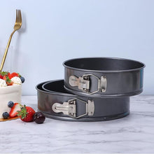 Load image into Gallery viewer, OZZYCOOK 100pcs Round Springform Cake Pan Set with Decorating Tools