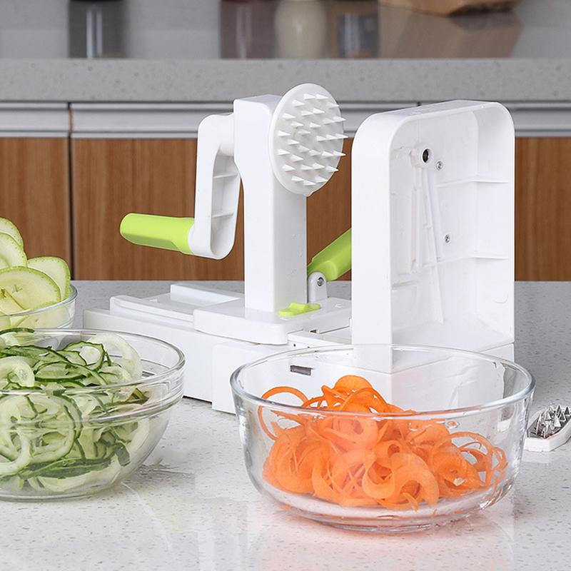 Ozzycook Portable Folding Hand Vegetable Spiralizer