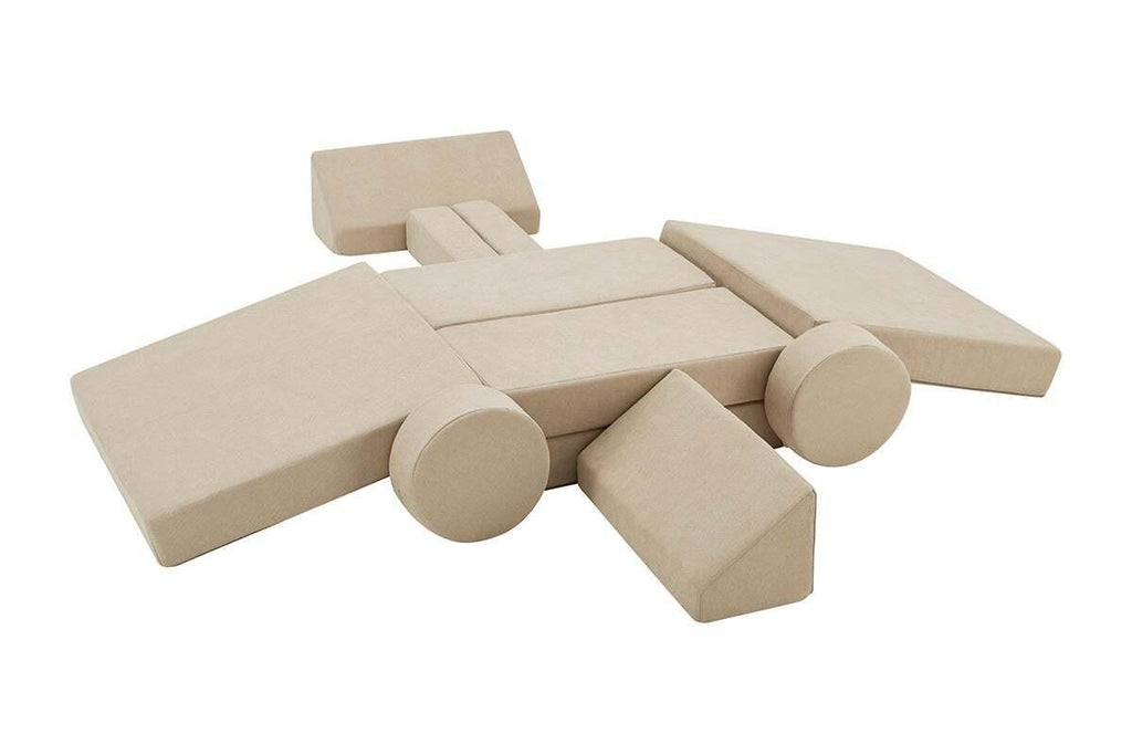 Fraser Country 14 Piece Modular Double Kids Play Sofa - Beige