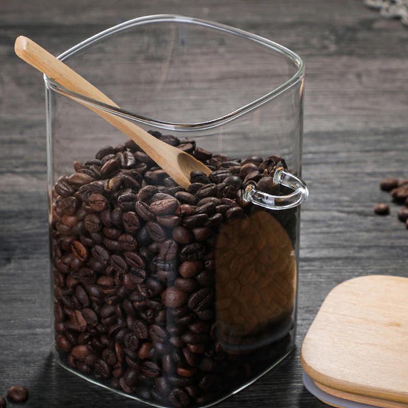 Glass Jar with Wooden Spoon (2000ml)