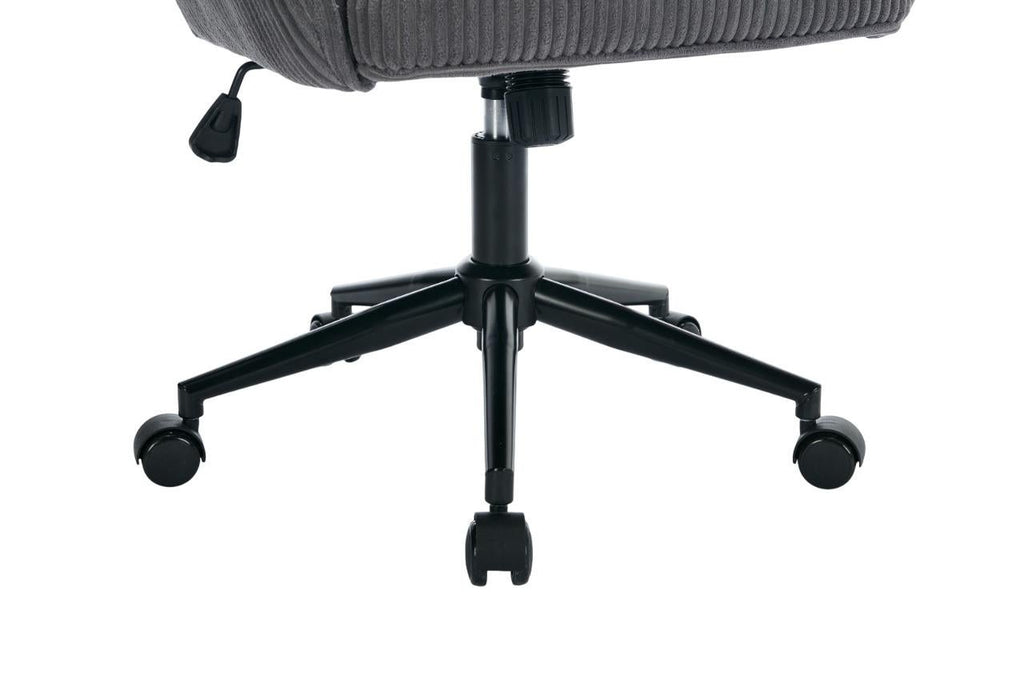 Gorilla Office - Ribbed Corduroy Office Chair - Grey
