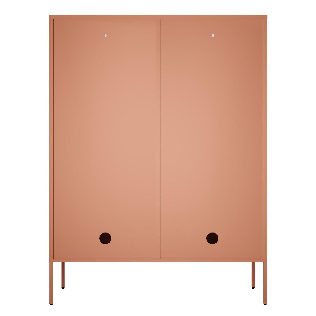 Fraser Country Milan Metal Side Cabinet - Nordic Salmon