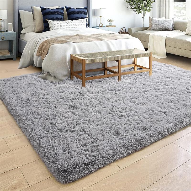 COMFEYA Super Soft Fluffy Area Rug - Grey, 230x160cm