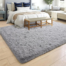 Load image into Gallery viewer, COMFEYA Super Soft Fluffy Area Rug - Grey, 230x160cm