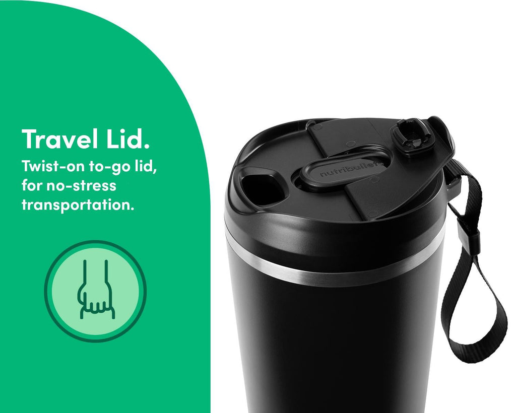 Nutribullet: Stainless Flip Blender - Black