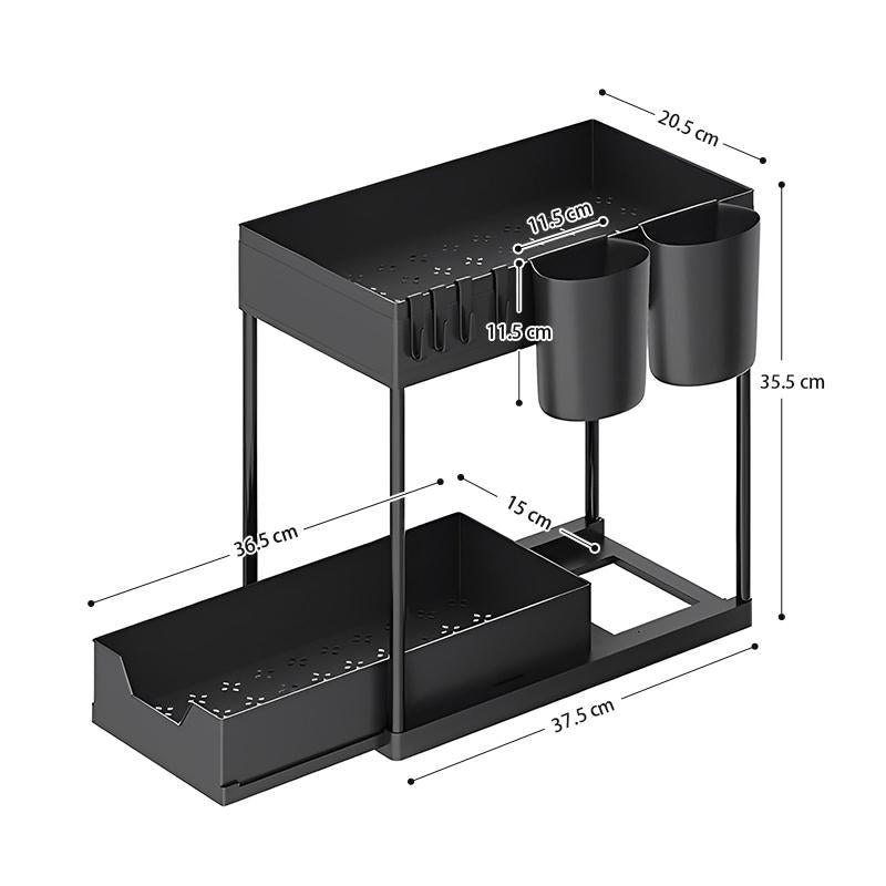 STORFEX Under Sink Organizers and Storage - 2 Pack