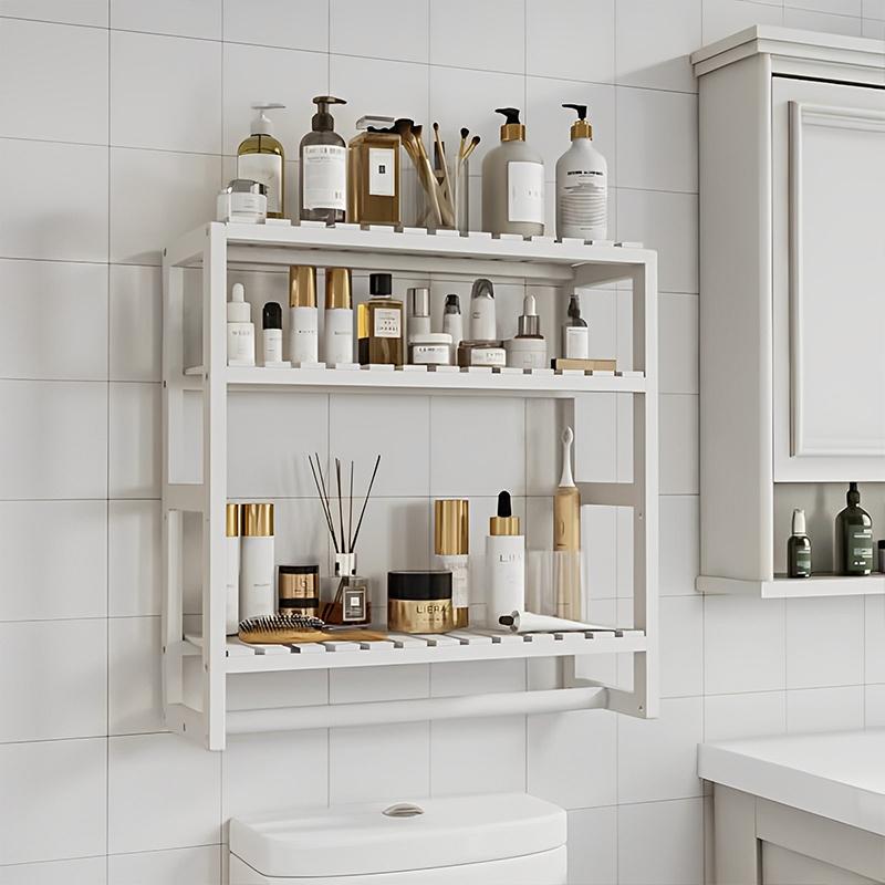 STORFEX 3-Tier Adjustable Bathroom Floating Organizer - White