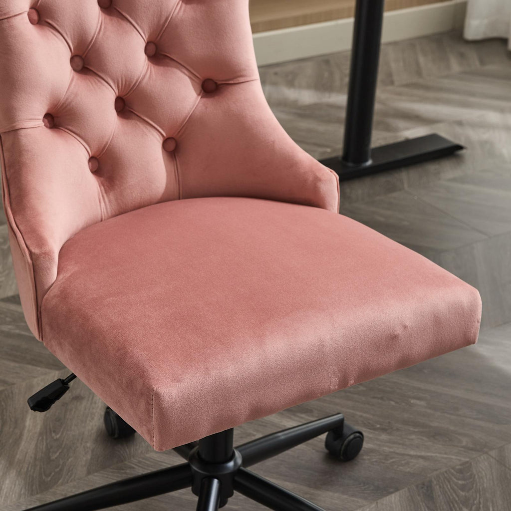 Gorilla Office: Ella Velvet Chair - Pink