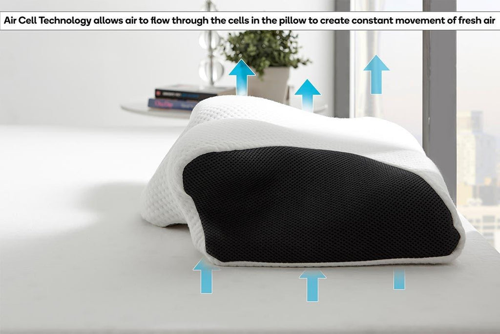 Ovela: Ergonomic Cervical Neck Pillow for Snore Relief