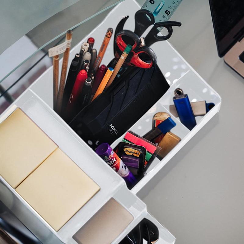 STORFEX White Vanity Organizer