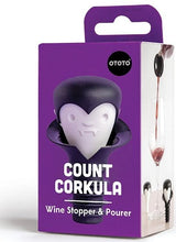Load image into Gallery viewer, Ototo: Count Corkula Wine Stopper &amp; Pourer