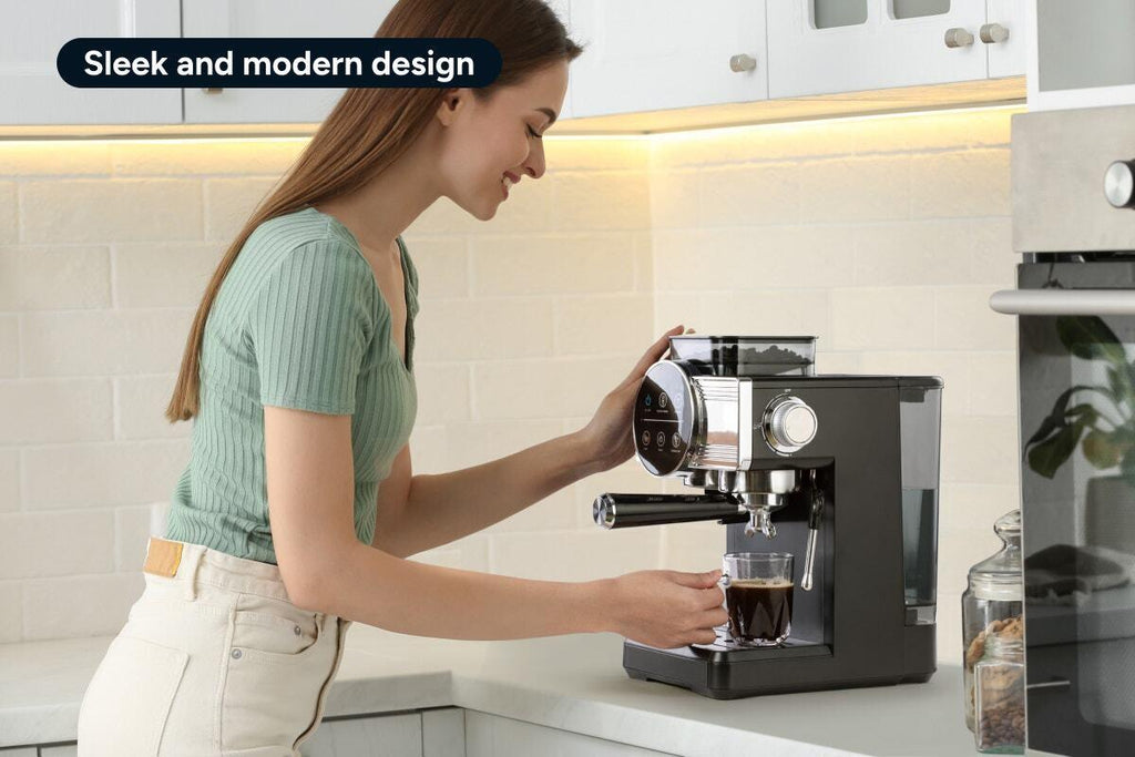 Kogan Espresso Touch Coffee Machine with Grinder