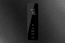 Load image into Gallery viewer, Kogan 412L Bottom Mount Fridge with Water Dispenser (Dark Stainless Steel)