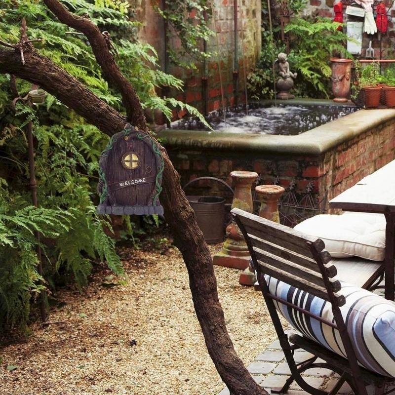 GREENHAVEN Fairy Door and Windows Set for Trees