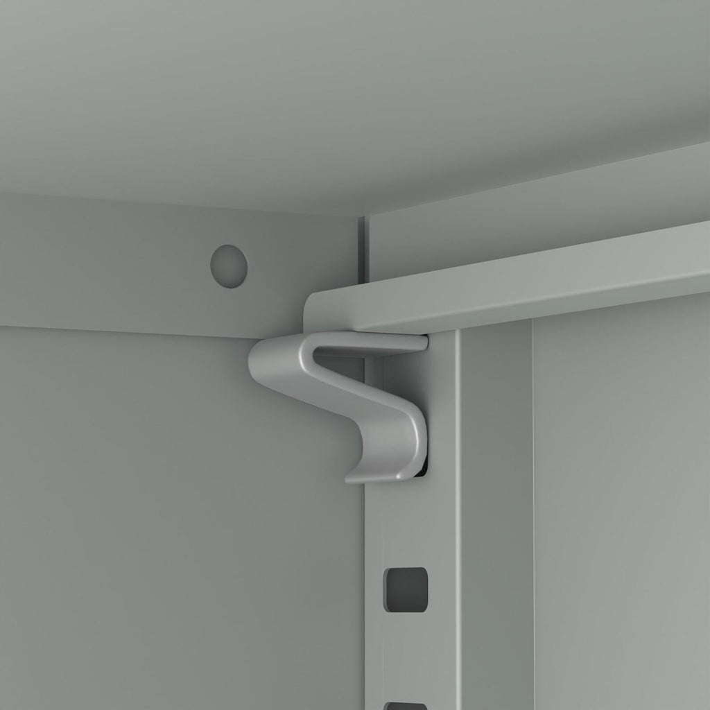 Fraser Country Milan Steel Tool Cart Cabinet - Light Grey