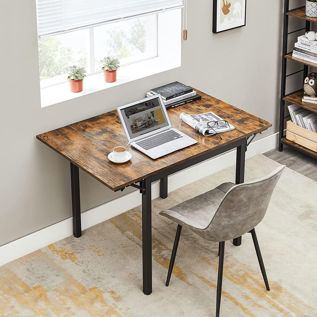 Vasagle : Folding Dining Table - Rustic Brown